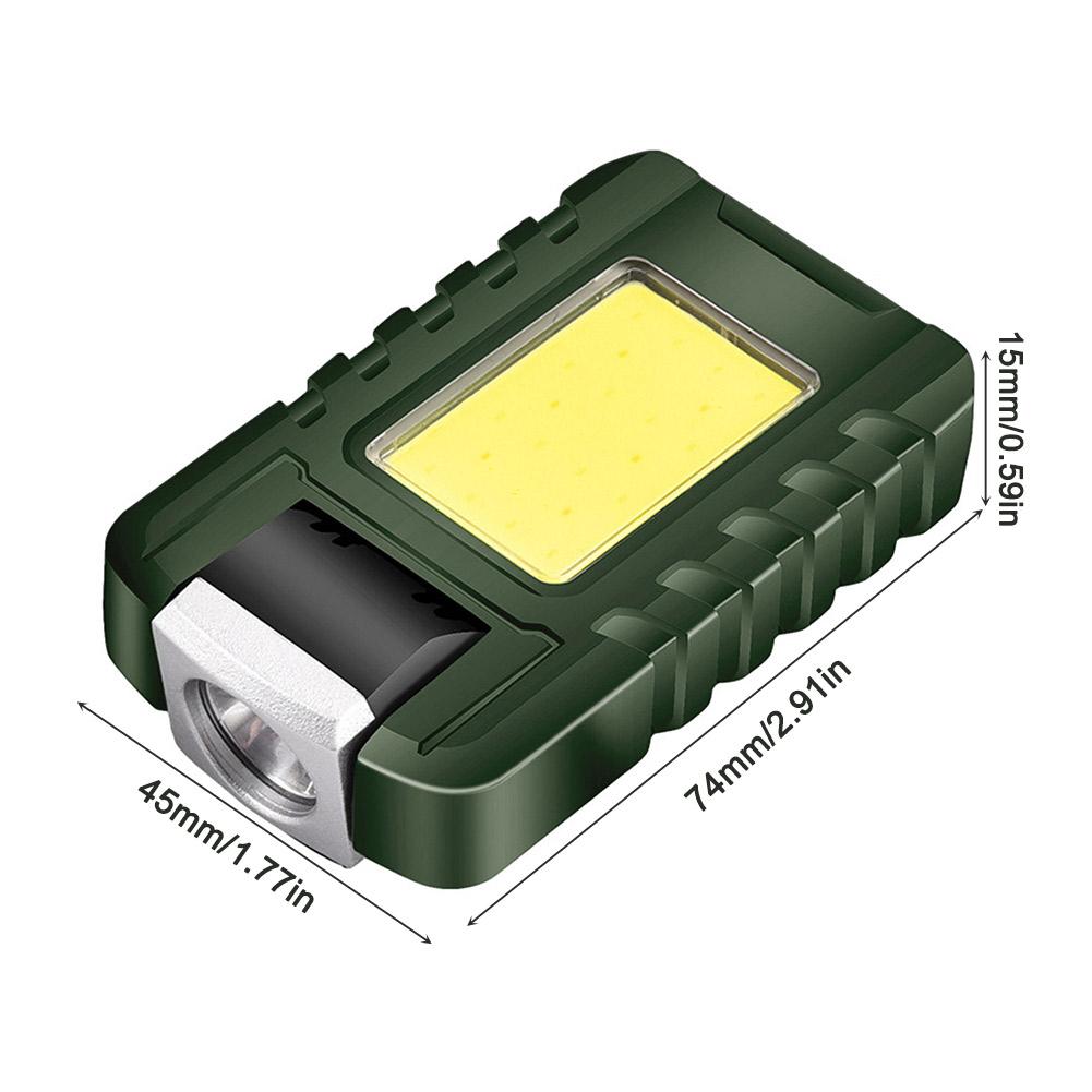 thumbnail image 2 of XPG COB Hat Clip Light 500mAh 500LM Tipo-C Linterna recargable Verde militar Verde, 2 of 6