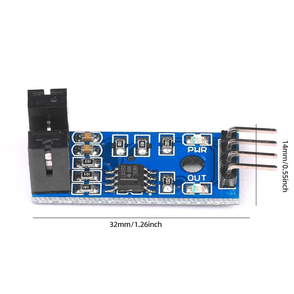 thumbnail image 2 of Kit de bricolaje del módulo del motor de conteo de pulsos de 4 pines del sensor de detección de conteo de velocidad 3.3V-5, 2 of 9