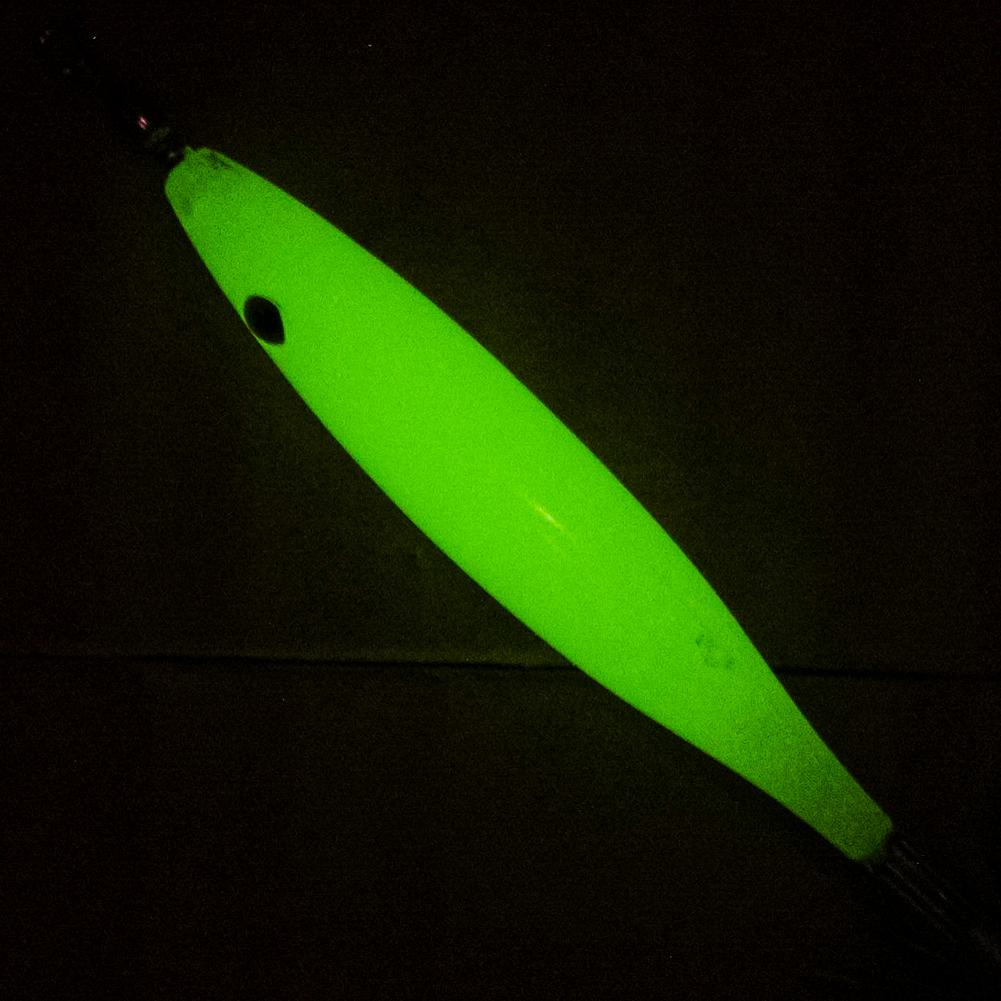thumbnail image 4 of Señuelos Luminous Shrimp 8cm Squid Jig Hook Pulpo Cebos duros Verde 5pcs, 4 of 7