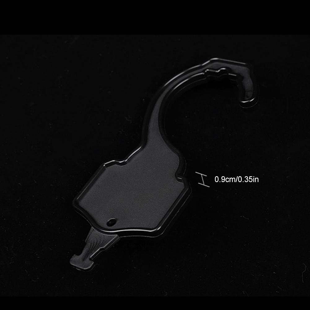 thumbnail image 2 of Gancho para colgar cinturón, hebilla organizadora de exhibición de nailon para hebilla Cobra, color negro, 2 of 7