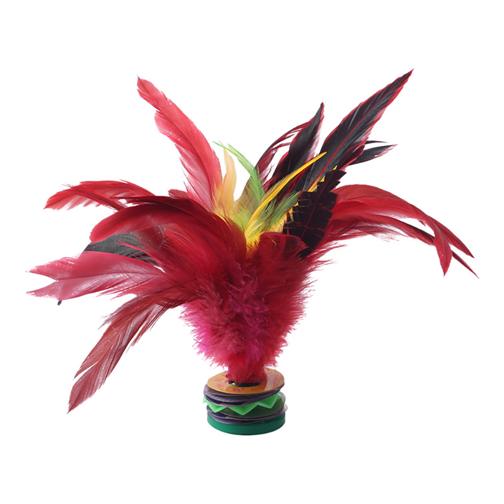 thumbnail image 1 of Volante 20cm Plumas Jianzi chinas Entretenimiento físico portátil, 1 of 7