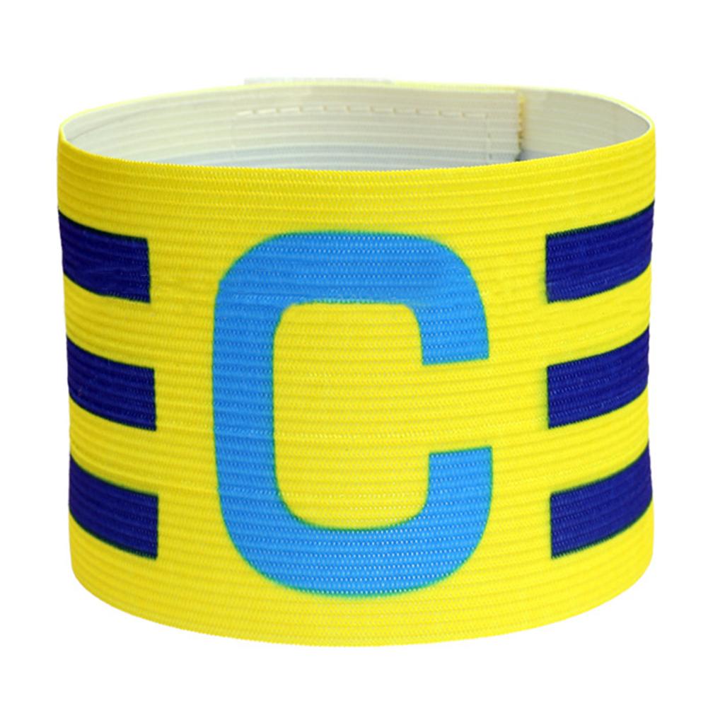 thumbnail image 5 of Banda Capitán Brazalete Capitán Ajustable Transpirable para Fútbol Amarillo, 5 of 9