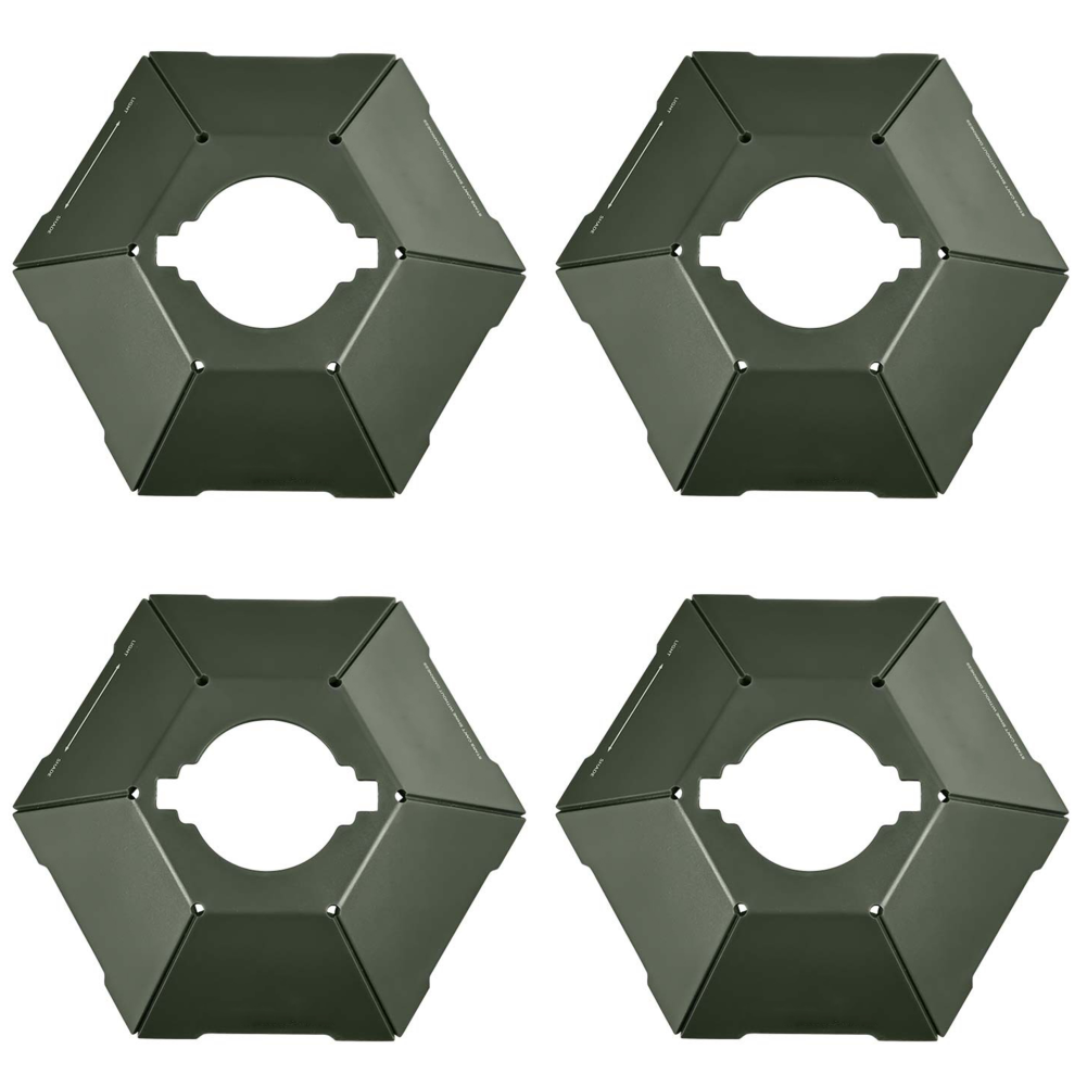 thumbnail image 5 of Pantalla Vintage Camping Linterna Hexágono Carpa Lámpara Pantalla para CARGO Army Green Green, 5 of 5