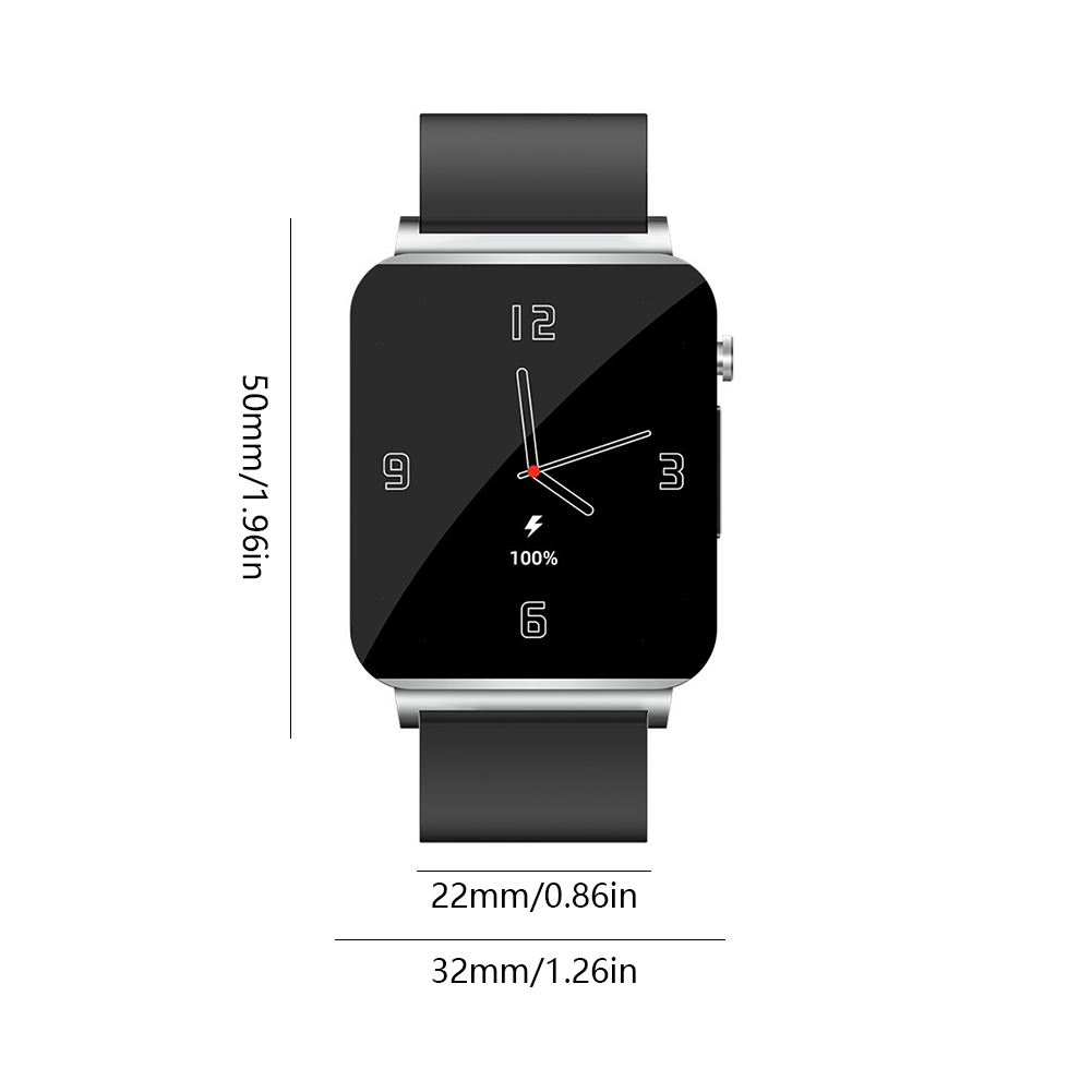 thumbnail image 2 of Deporte Smartwatch 1.72 pulgadas HD Pantalla a color Monitor de ritmo cardíaco Regalo para hombres Mujeres, 2 of 9