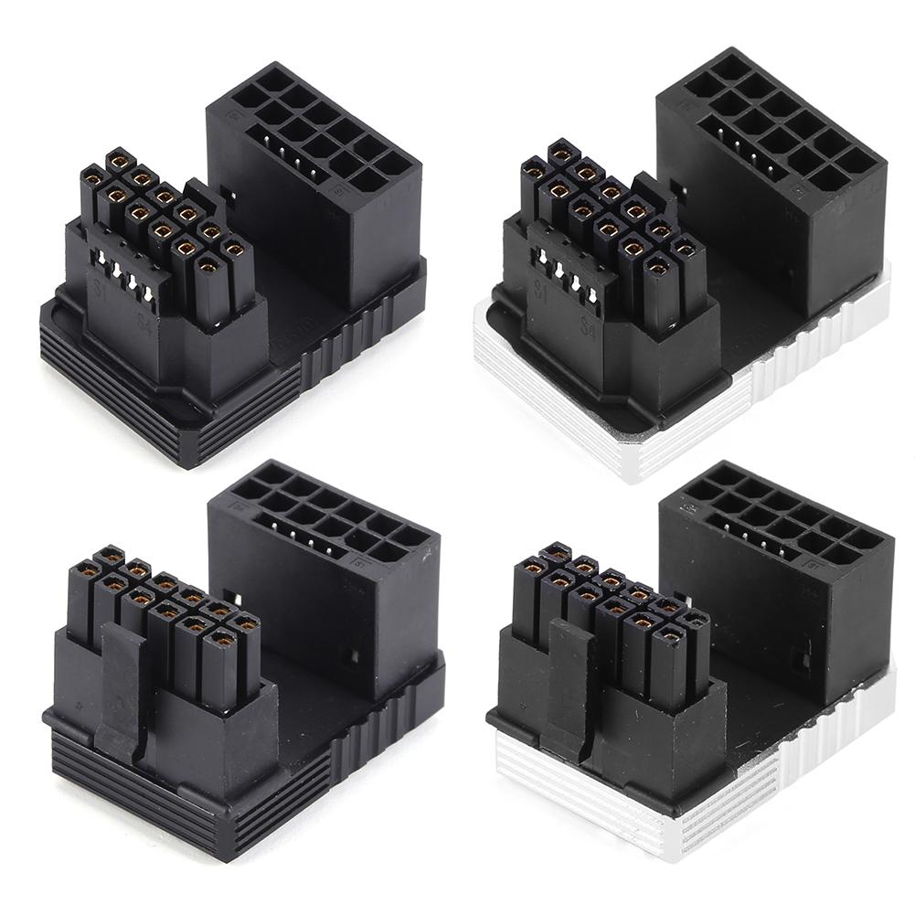 Adaptador de tarjeta gráfica ATX3.0 para RTX 4090 4080 4070 Ti 3090 Ti (RVS plateado)
