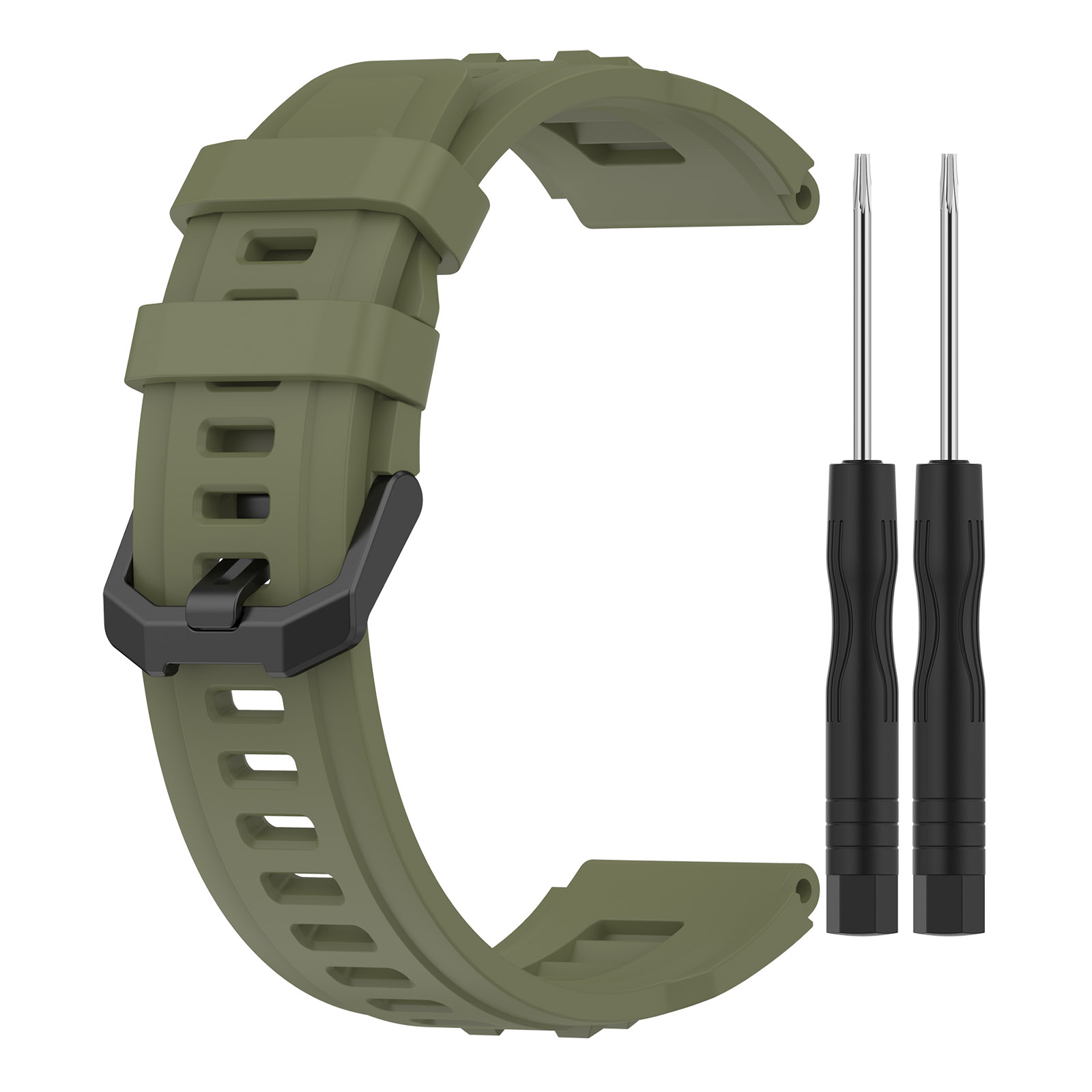 thumbnail image 3 of Correa de reloj de silicona Correa de reloj resistente al agua adecuada para Amazfit T-Rex Ultra, 3 of 9