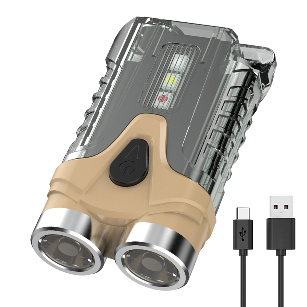 thumbnail image 3 of USB XPG LED Mini antorcha 300LM 500mAh Tipo-C Linterna recargable Café, 3 of 8