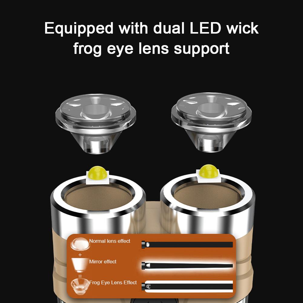 thumbnail image 4 of USB XPG LED Mini antorcha 300LM 500mAh Tipo-C Linterna recargable Café, 4 of 8