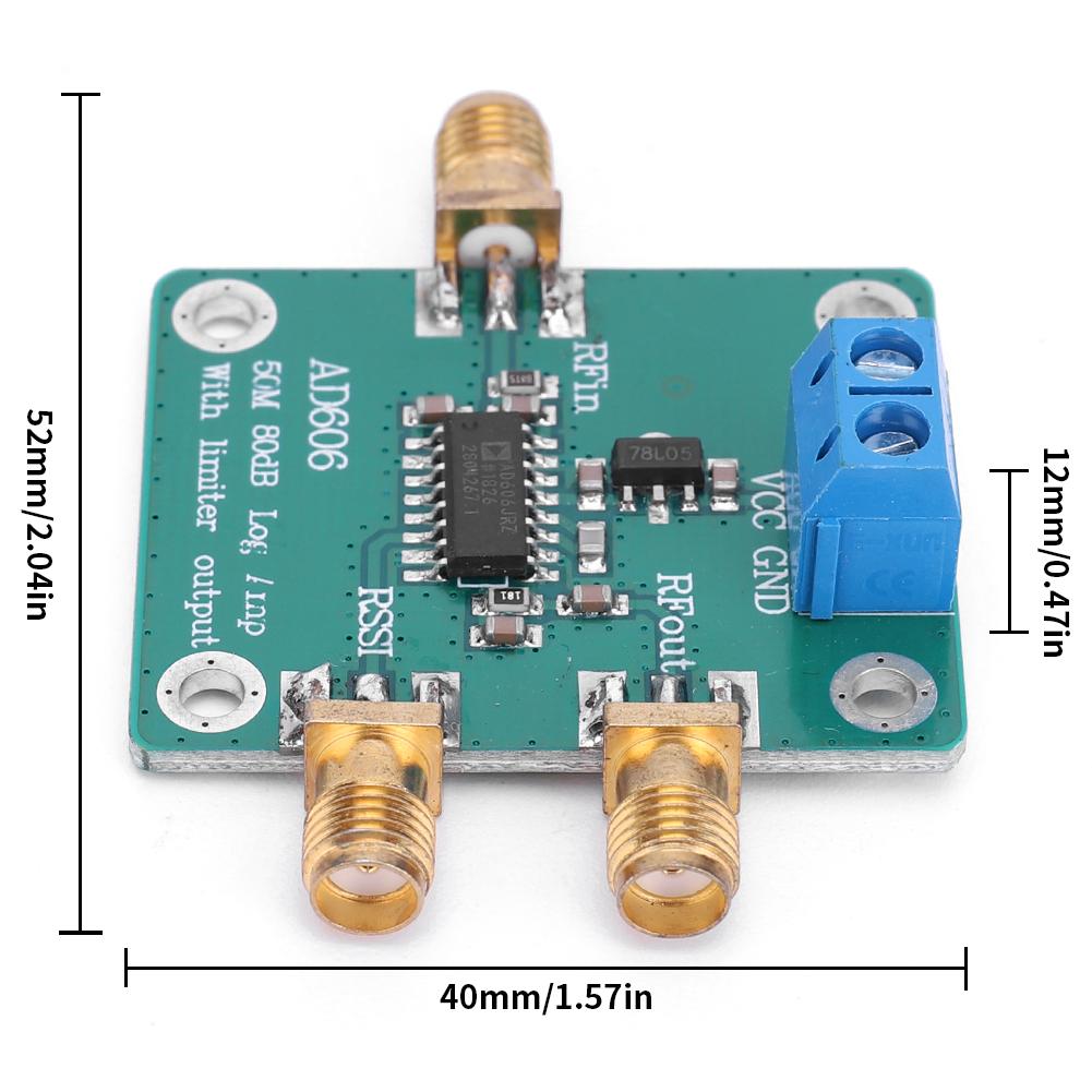 thumbnail image 2 of Amplificador logarítmico de demodulación AD606 -75dBm a +5dBm 80dB limitador ajustable, 2 of 7